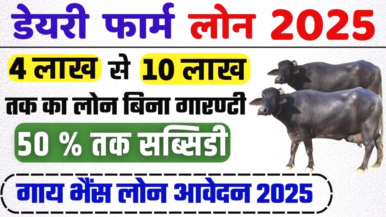 पशुपालन डेयरी लोन